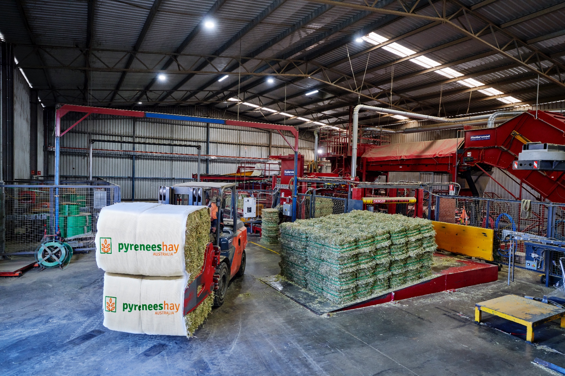 Pyrenees Hay processing plant